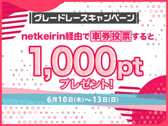 予想1,000ptがもらえるキャンペーン第2弾を実施中！