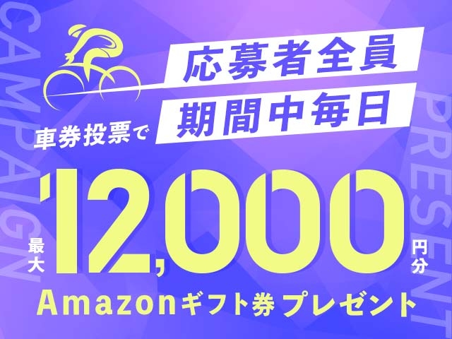 11/25～12/1 期間中の投票で毎日最大12,000円分のAmazonギフト券がもらえる！