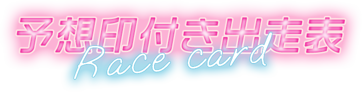 予想印付き出走表